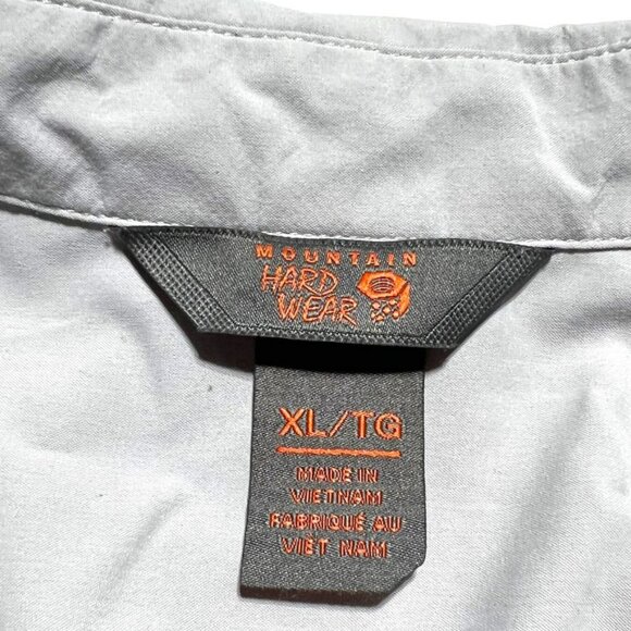 Mountain Hard Wear Gray Button Front Shirt Size XL - Picture 4 of 6